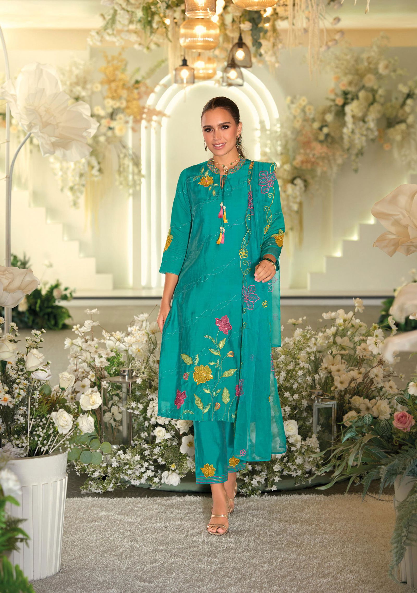 Angel By Kailee Viscose Kurti With Bottom Dupatta Wholesale Online